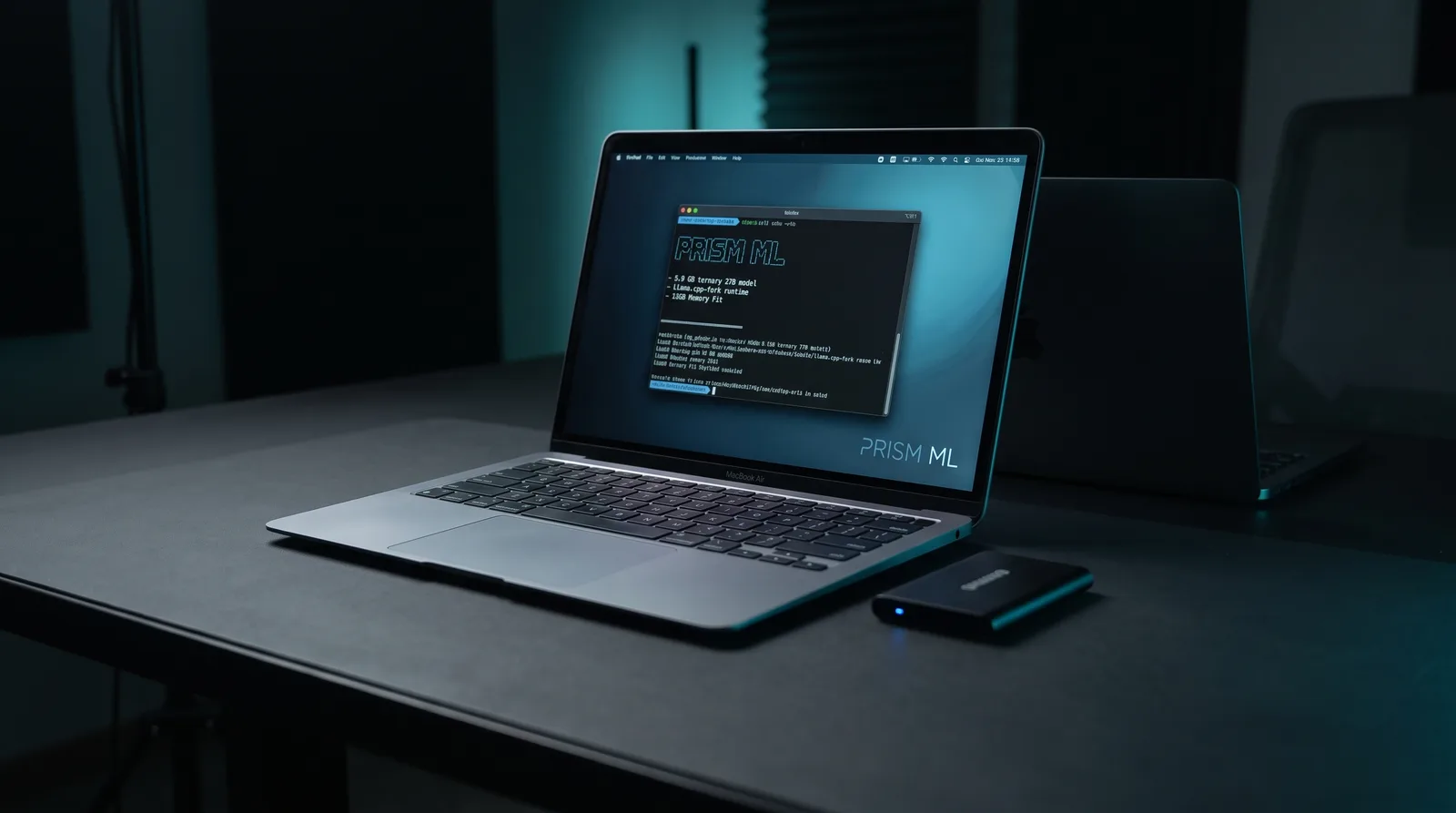 Bonsai 2 27B on a Mac: 5.9 GB, and the Fork It Needs to Run